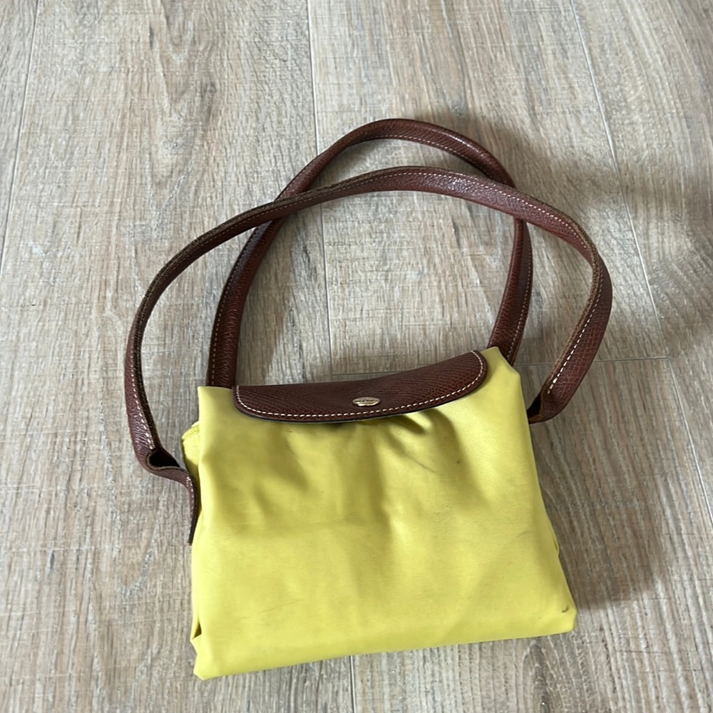 Longchamp yellow large tote